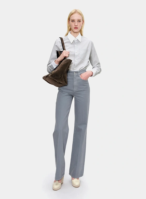 Женская рубашка A.P.C. Yuna Light Grey