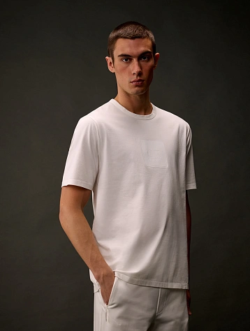 Футболка C.P. Company Metropolis Series Mercerised Gauze White
