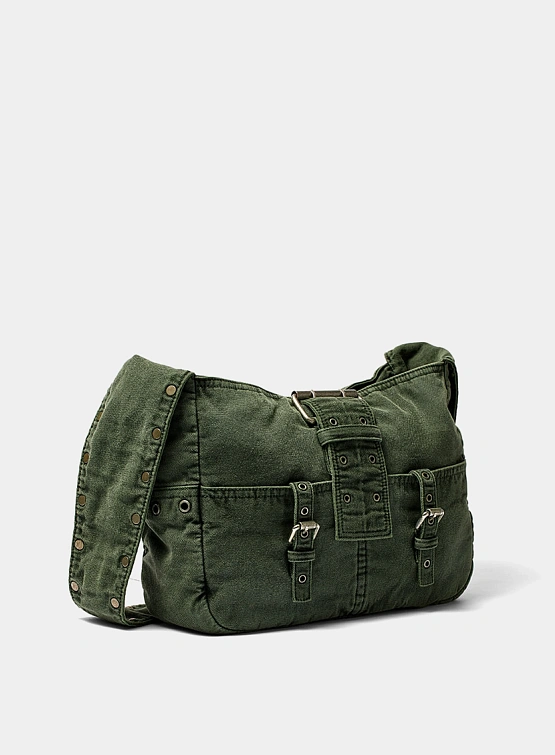 Сумка OPEN YY Stud Messenger Bag Khaki