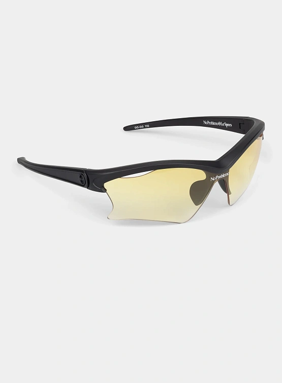 Очки NO PROBLEMO x LE SPECS Pluto Matte Black/Amber Grad