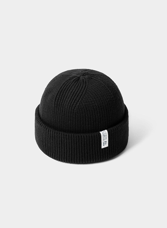 Шапка ANGLAN Label Essential Beanie Black