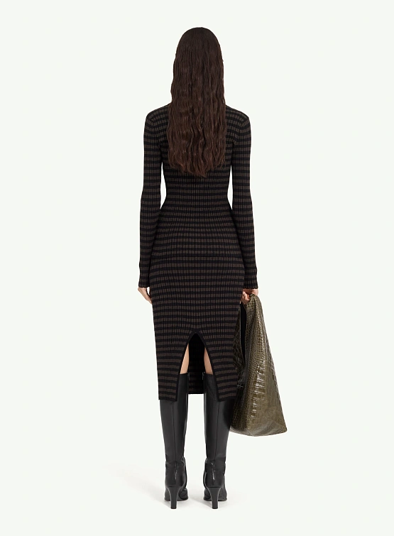 Женский бадлон MM6 Maison Margiela Ribbed Black