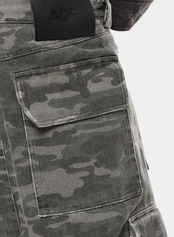 Брюки ARNODEFRANCE Camo Cargo Pants Woodland