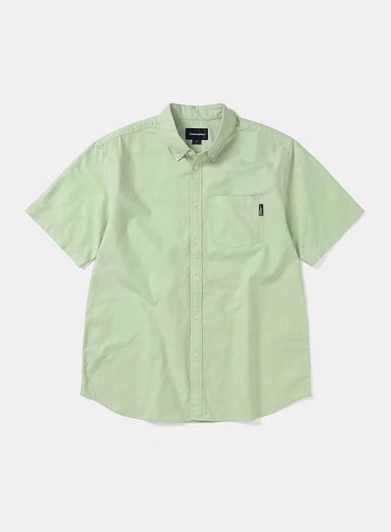 Рубашка thisisneverthat Oxford S/S Shirt Green