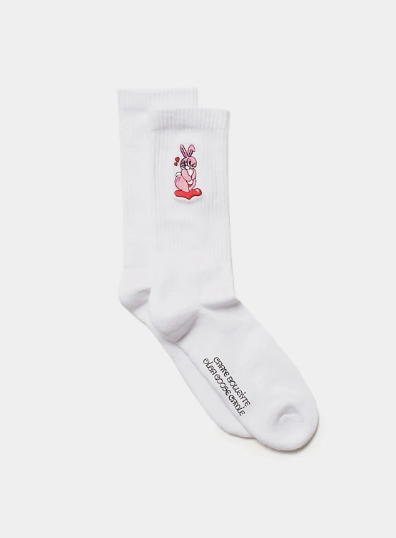 Носки Carne Bollente Lucky Rabbit White