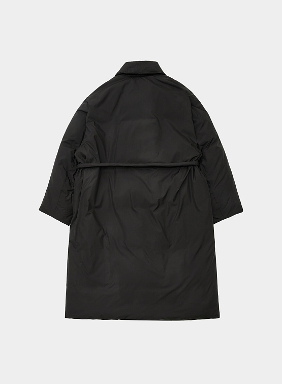 Пуховик AMOMENTO Down Puffer Long Coat Black