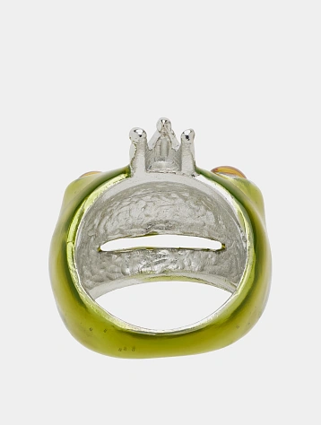 Кольцо Collina Strada Frog Prince Lime