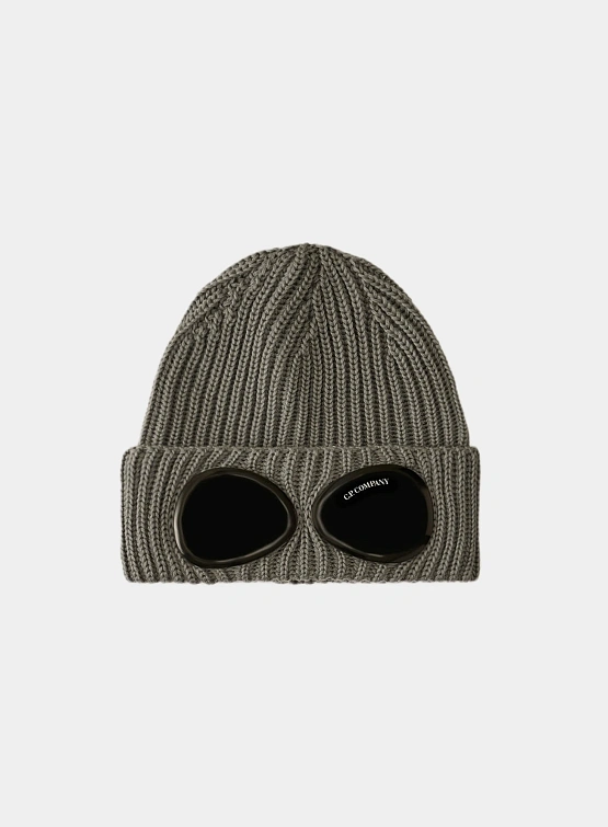 Шапка C.P. Company Extrafine Merino Wool Goggle Griffin Grey