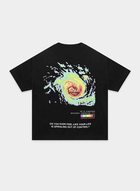 Футболка Jungles Jungles Spiraling SS Tee Black