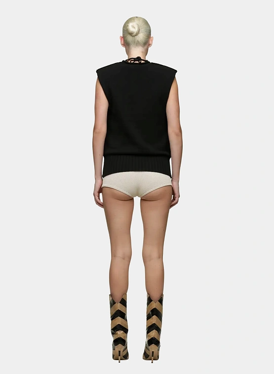 Жилет entire studios Burns Knit Black