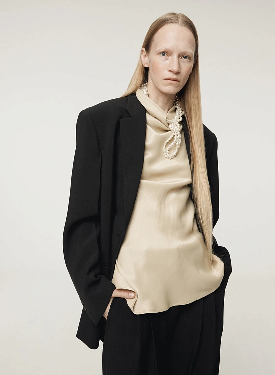 Женский пиджак Recto Signature Single Breasted Black