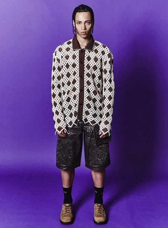 Кардиган Andersson Bell Crochet Cardigan Brown