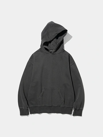 Худи Uniform Bridge Basic Dyeing Sweat Hood Pigment Charcoal