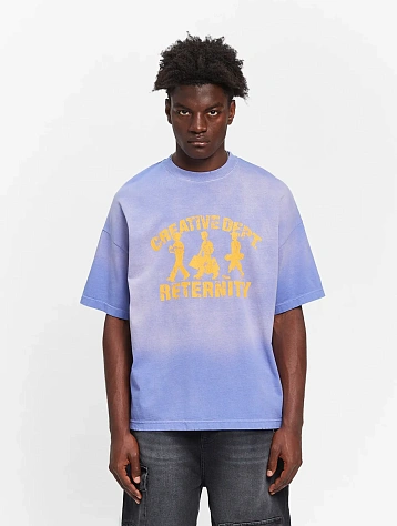 Футболка RETERNITY Creative Dept Logo Washed Purple