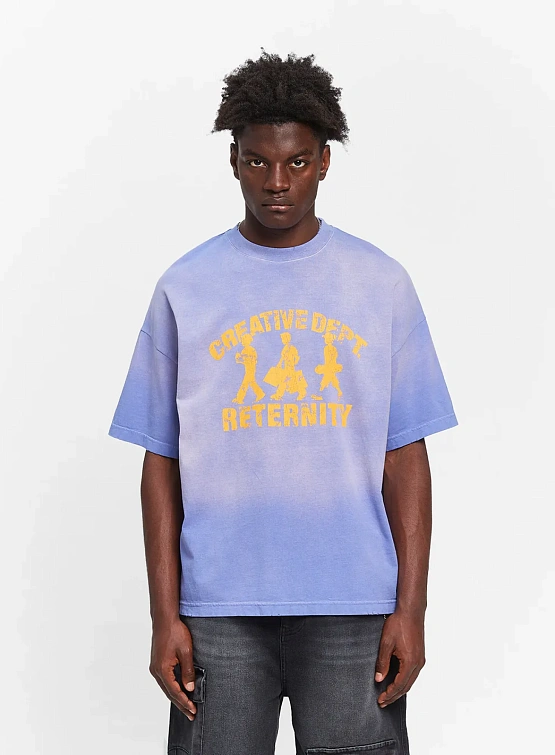 Футболка RETERNITY Creative Dept Logo Washed Purple