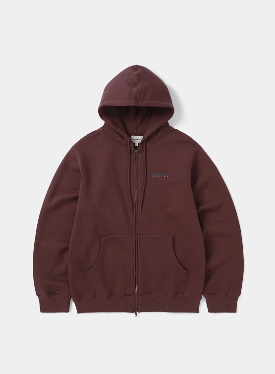 Зип-худи thisisneverthat DSN-Logo Zip Up Burgundy