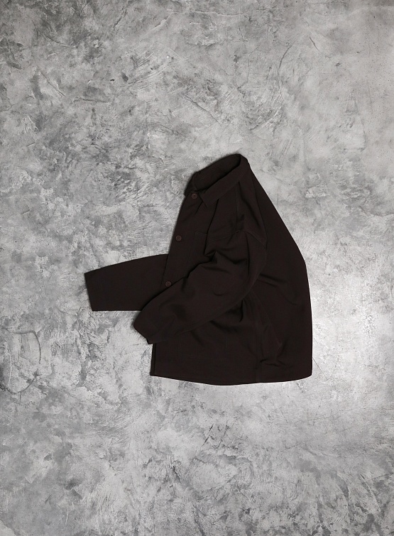 Рубашка Sunnei 4 Pocket Overshirt Burnt Aubergine