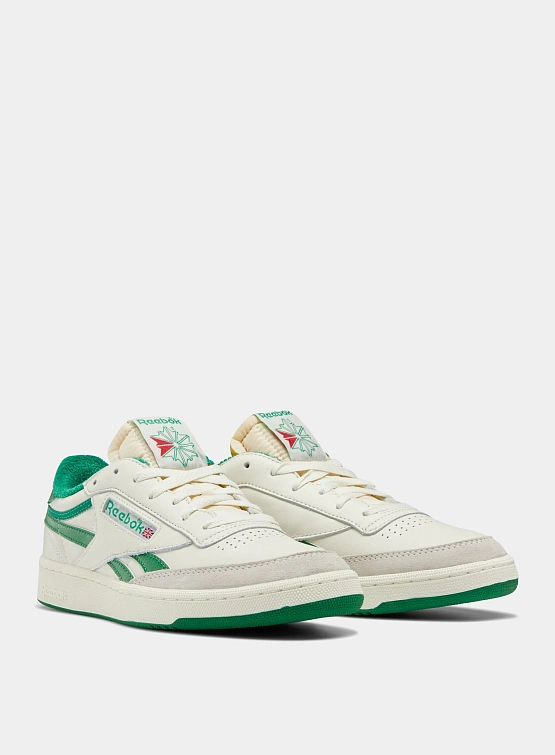 Кеды Reebok Club C Revenge Vintage White/Green