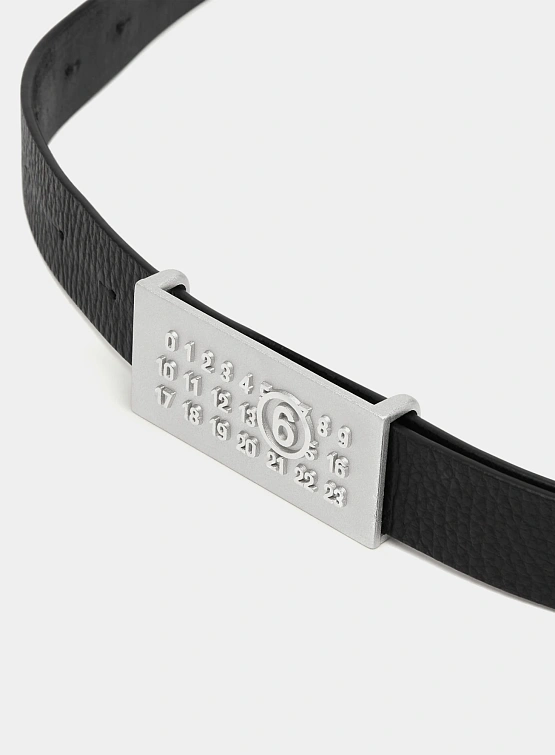 Ремень MM6 Maison Margiela Numeric SLG Black