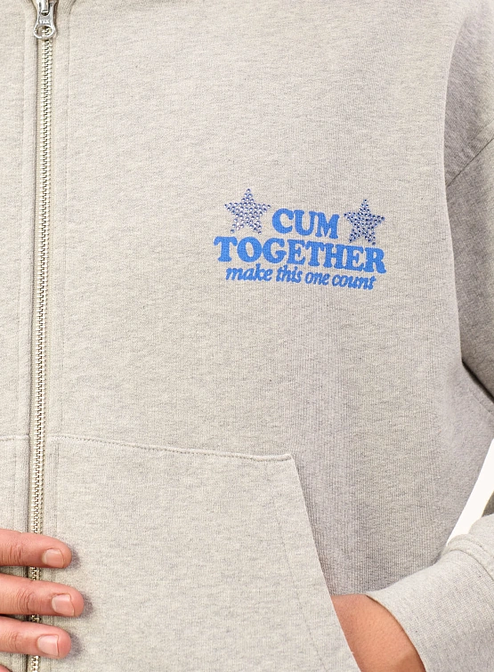 Зип-худи Carne Bollente Cum-munity Values Melange Grey