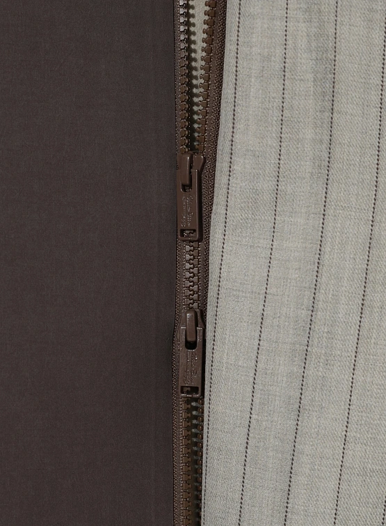 Женское пальто UNDERCOVER Bonded Wool Stripe Gray Brown