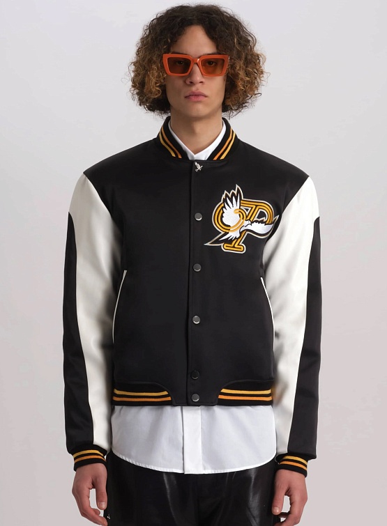 Куртка 3.PARADIS P Letterman Varsity Jacket Black