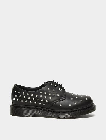 Женские полуботинки Dr. Martens 1461 Stud Wanama Leather Black