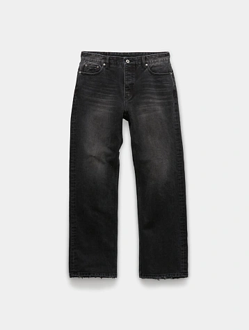 Джинсы COOR Canton Fly Straight Denim Washed Black