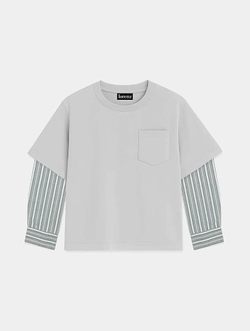 Лонгслив lorenz OX Layered Sleeve Grey