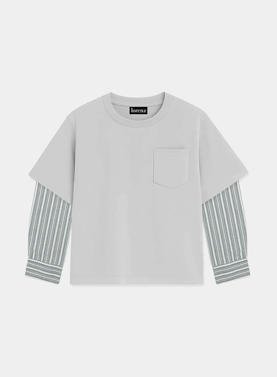 Лонгслив lorenz OX Layered Sleeve Grey