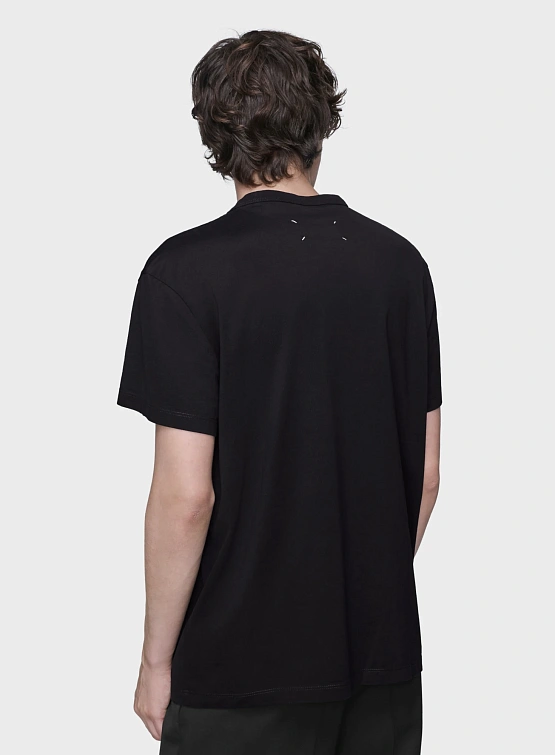 Футболка Maison Margiela Distorted Logo Black