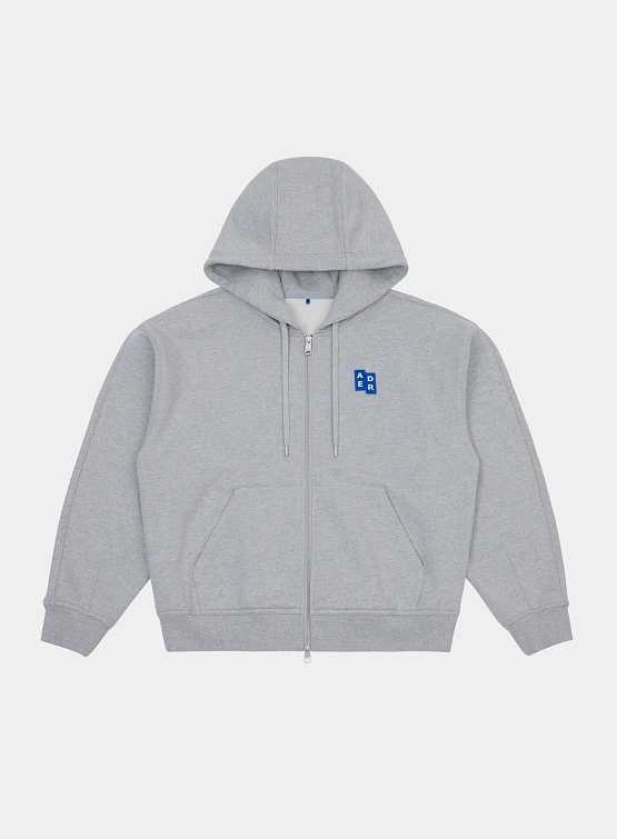 Зип-худи ADERERROR Sig BL Tag Hoodie Zip-Up 02 Grey