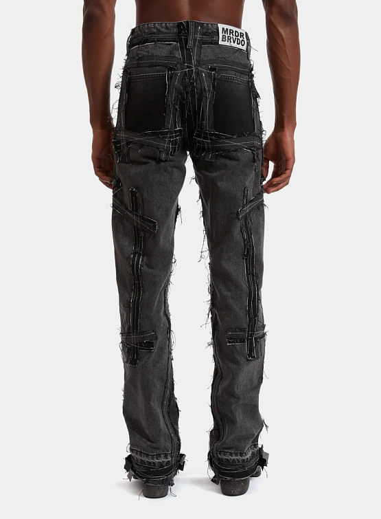 Джинсы WHO DECIDES WAR Exposure Coal