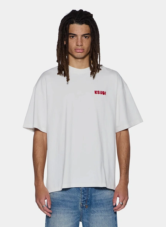 Футболка Ksubi Mekanik Ekcess Vintage White