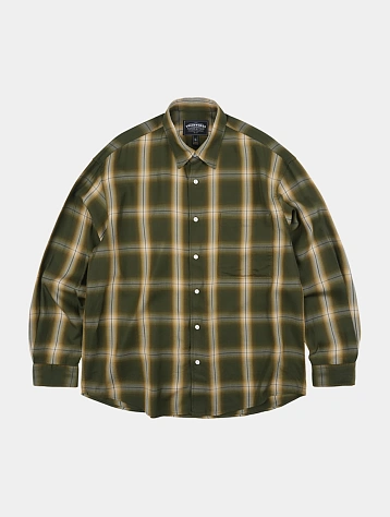 Рубашка FrizmWORKS Lyocell Check Relaxed Green