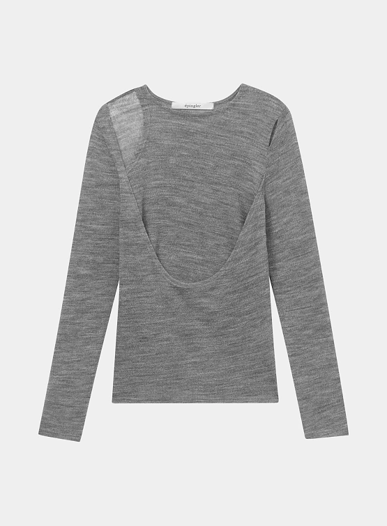 Женская футболка EPINGLER Wool Lean Light Grey