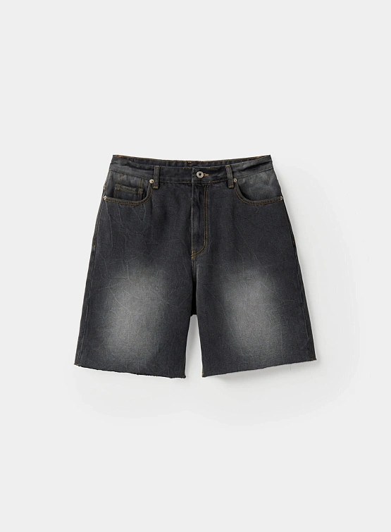 Шорты COOR Linkle Cut-Off Denim Washed Black