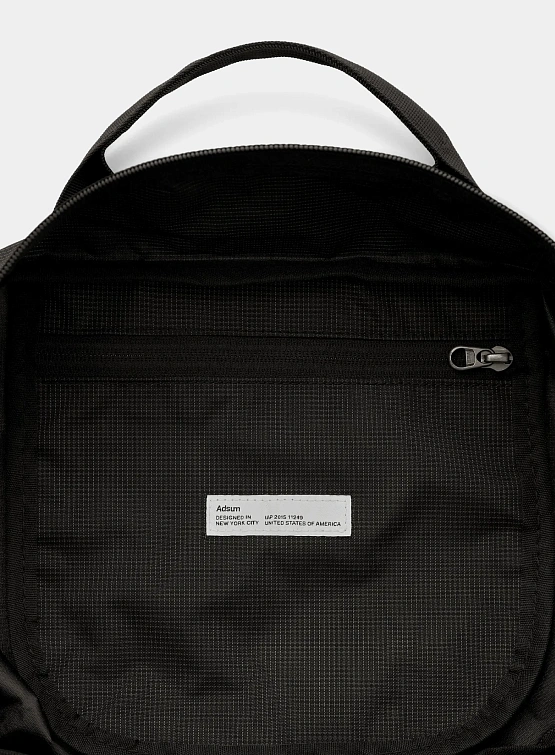 Тоут Adsum Zip Tote Herringbone Black