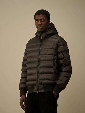 Пуховик C.P. Company D.D. Shell Hooded Down Black