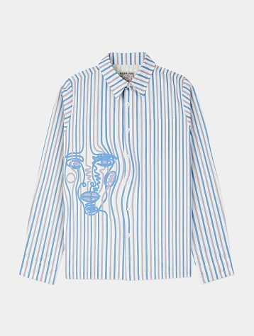 Рубашка KidSuper Striped Face White