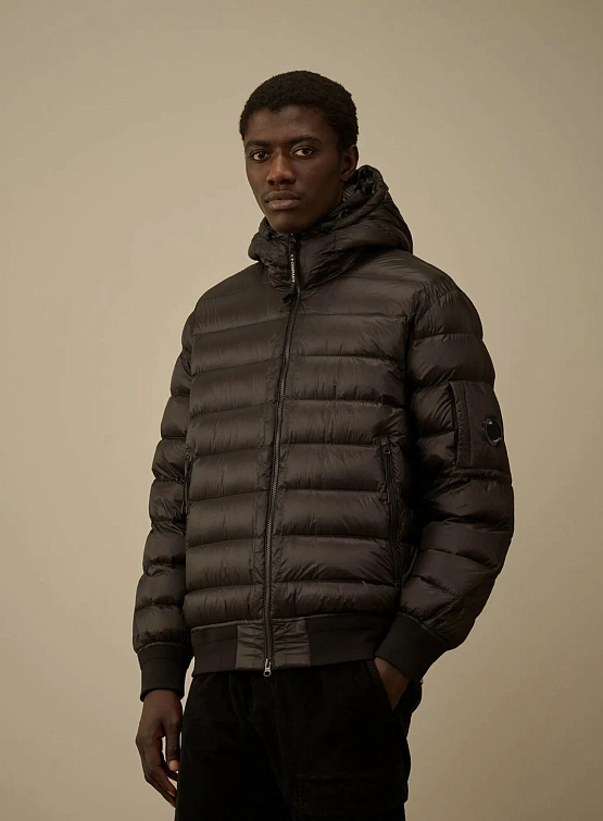Пуховик C.P. Company D.D. Shell Hooded Down Black