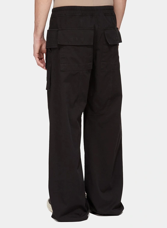 Брюки RICK OWENS DRKSHDW Creatch Wide Black