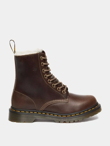 Женские ботинки Dr. Martens 1460 Pascal Serena Dark Khaki
