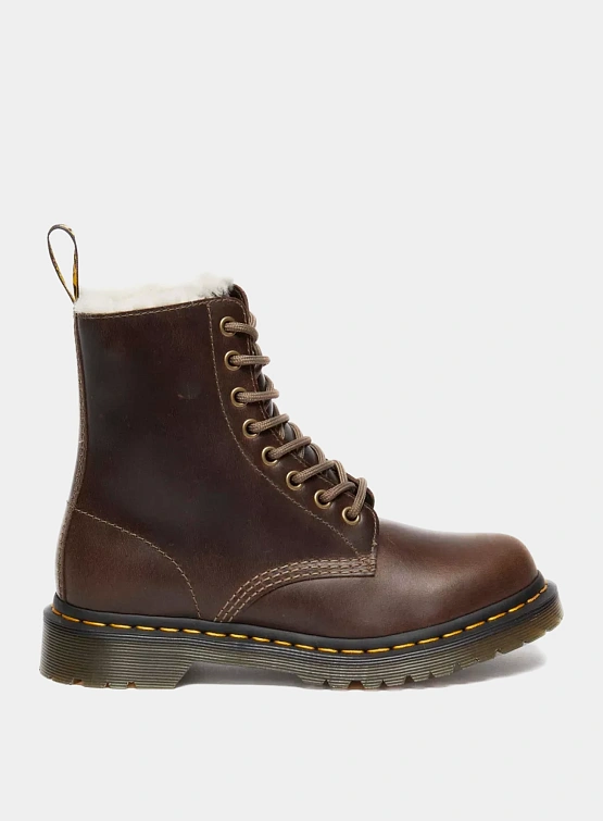 Женские ботинки Dr. Martens 1460 Pascal Serena Dark Khaki