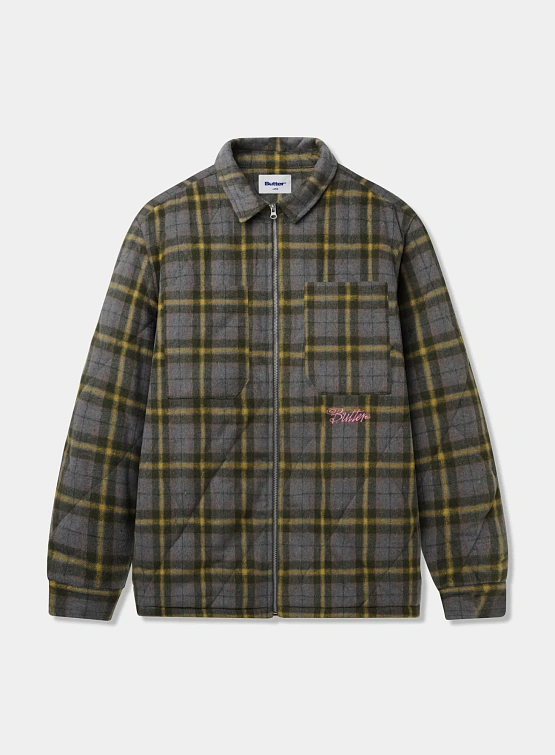 Овершот Butter Goods Jive Flannel Jacket Grey