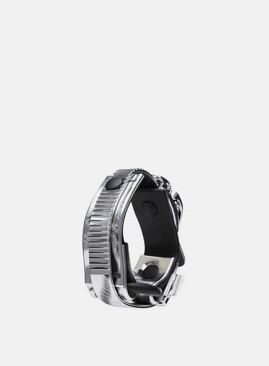 Браслет INNERRAUM Object B01 1 Ring Distressed Silver