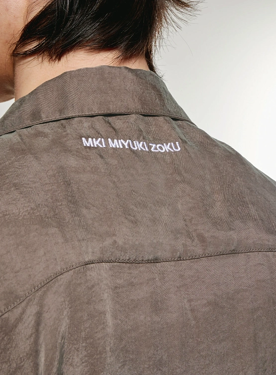 Рубашка MKI MIYUKI ZOKU Sandwash Cupro Vacation Brown