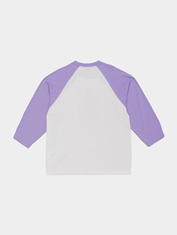 Лонгслив Heresy Bacchus Baseball Shirt White/ Lavender