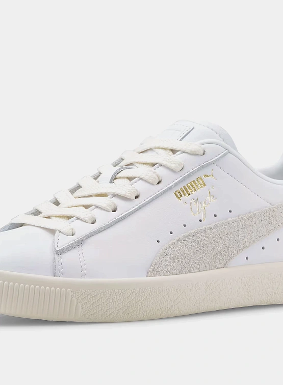 Кеды Puma Clyde Base White/Frosted Ivory