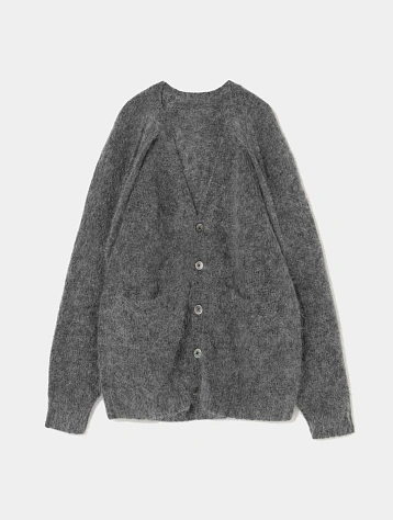 Кардиган UNDERCOVER Seam-Out Mohair Knit Charcoal